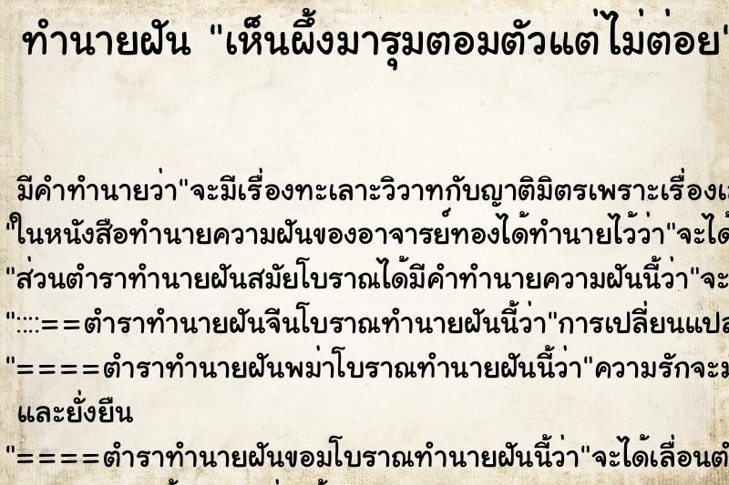 ทำนายฝัน เห็นผึ้งมารุมตอมตัวแต่ไม่ต่อย ทำนายฝัน เห็นผึ้งมารุมตอมตัวแต่ไม่ต่อย