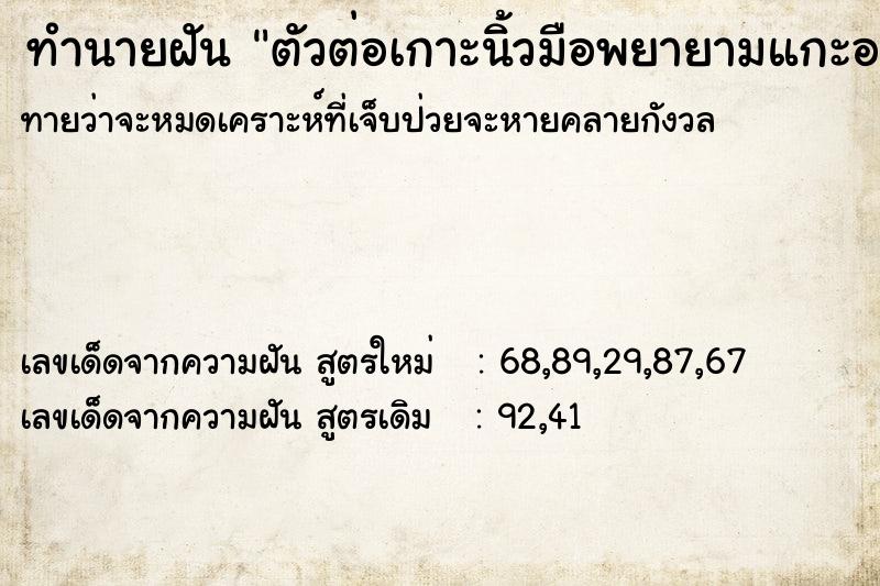 ทำนายฝันตัวต่อเกาะนิ้วมือพยายามแกะออกดึงออกยากมาก ทำนายฝันทำนายฝันตัวต่อเกาะนิ้วมือพยายามแกะออกดึงออกยากมาก