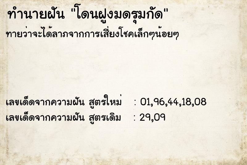ทำนายฝัน โดนฝูงมดรุมกัด ทำนายฝัน โดนฝูงมดรุมกัด