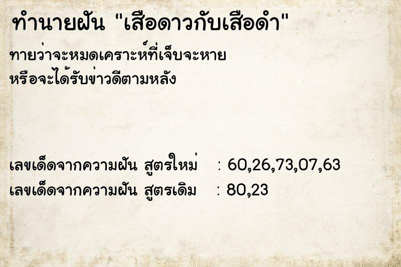ทำนายฝันเสือดาวกับเสือดำ ทำนายฝันทำนายฝันเสือดาวกับเสือดำ
