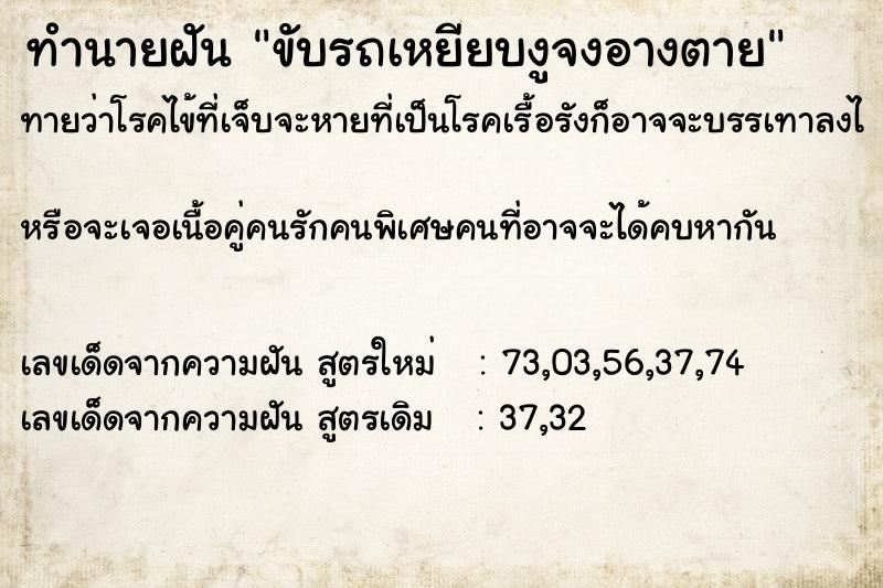 ทำนายฝันขับรถเหยียบงูจงอางตาย ทำนายฝันทำนายฝันขับรถเหยียบงูจงอางตาย