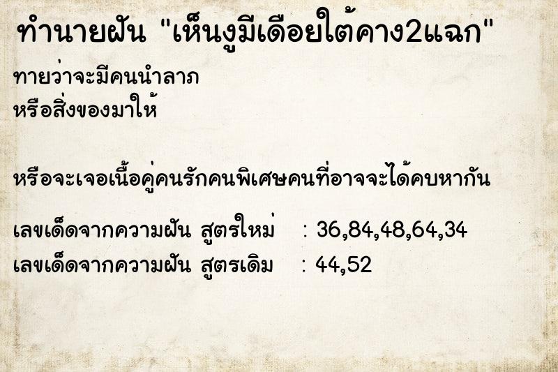 ทำนายฝันเห็นงูมีเดือยใต้คาง2แฉก ทำนายฝันทำนายฝันเห็นงูมีเดือยใต้คาง2แฉก