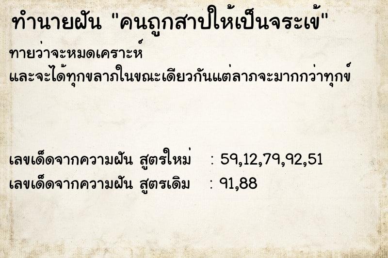 ทำนายฝันคนถูกสาปให้เป็นจระเข้ ทำนายฝันทำนายฝันคนถูกสาปให้เป็นจระเข้