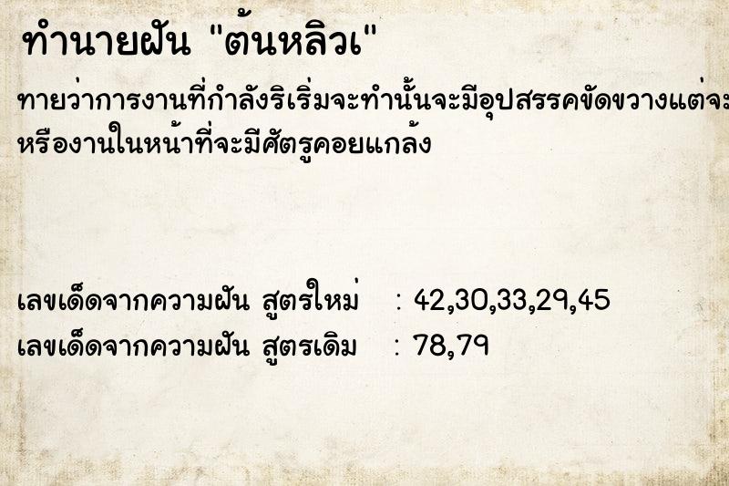 ทำนายฝันต้นหลิวà ทำนายฝันทำนายฝันต้นหลิวà
