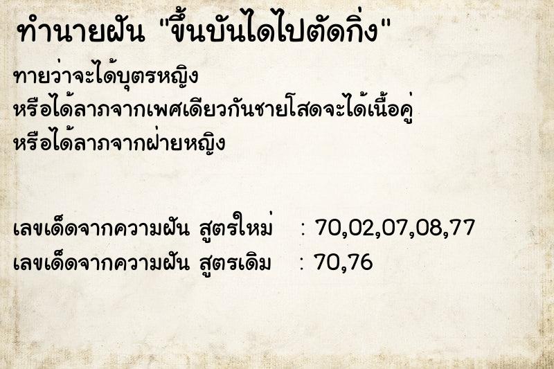 ทำนายฝันขึ้นบันไดไปตัดกิ่ง ทำนายฝันทำนายฝันขึ้นบันไดไปตัดกิ่ง