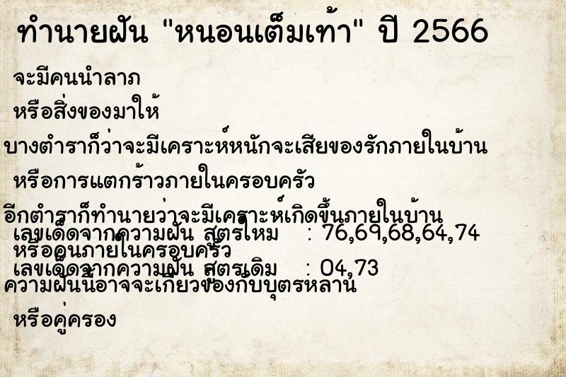 ทำนายฝัน หนอนเต็มเท้า ทำนายฝัน หนอนเต็มเท้า