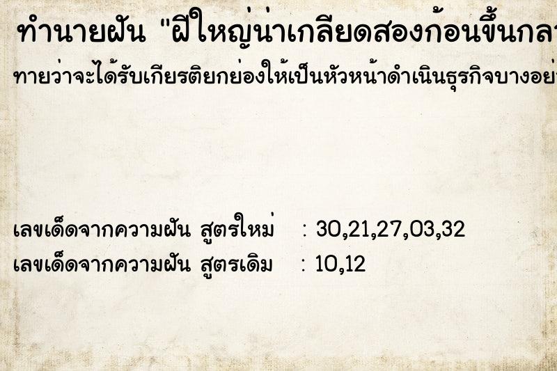 ทำนายฝันฝีใหญ่น่าเกลียดสองก้อนขึ้นกลางหน้าผาก ทำนายฝันทำนายฝันฝีใหญ่น่าเกลียดสองก้อนขึ้นกลางหน้าผาก