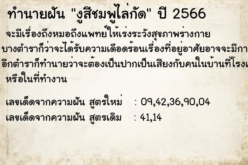 ทำนายฝัน งูสีชมพูไล่กัดแม่นๆ ฟรี ด้วยตำราหนังสือทำนายฝันโบราณ ทำนายฝันงูสีชมพูไล่กัด