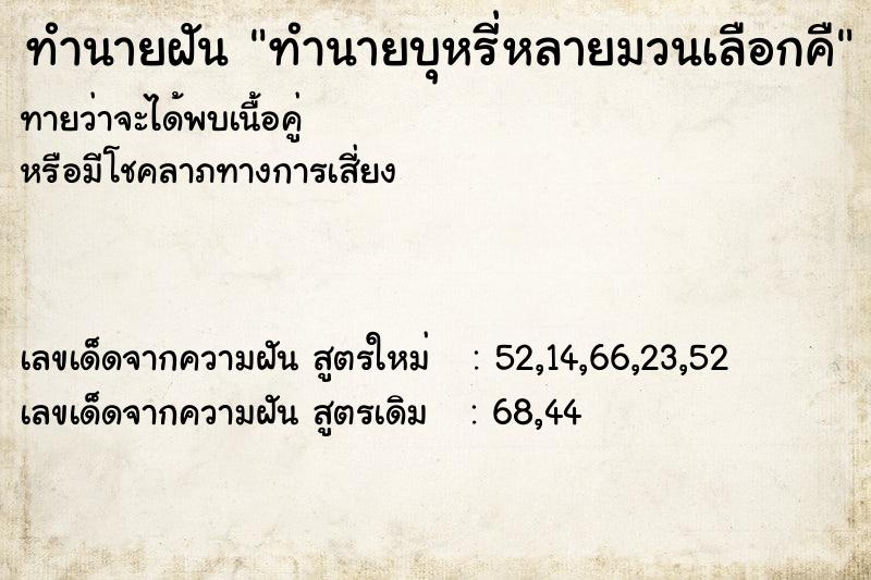 ทำนายฝัน ทำนายบุหรี่หลายมวนเลือกคื ทำนายฝัน ทำนายบุหรี่หลายมวนเลือกคื