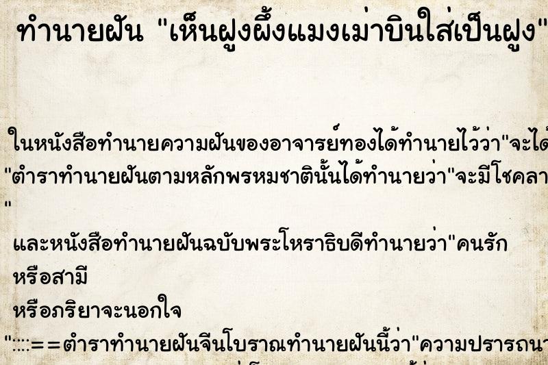 ทำนายฝัน เห็นฝูงผึ้งแมงเม่าบินใส่เป็นฝูง ทำนายฝัน เห็นฝูงผึ้งแมงเม่าบินใส่เป็นฝูง