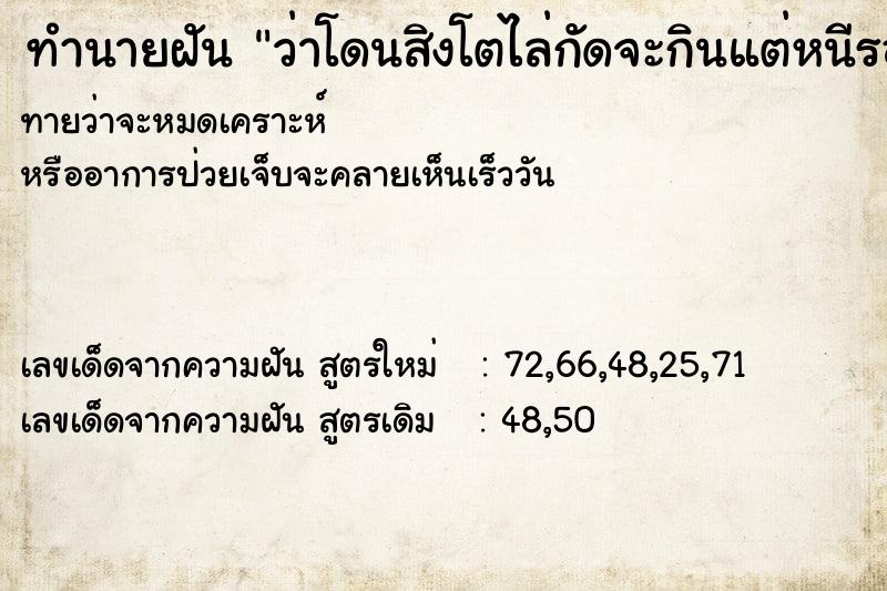 ทำนายฝันว่าโดนสิงโตไล่กัดจะกินแต่หนีรอดได้2แล้ว ทำนายฝันทำนายฝันว่าโดนสิงโตไล่กัดจะกินแต่หนีรอดได้2แล้ว