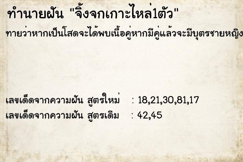 ทำนายฝันจิ้งจกเกาะไหล่1ตัว ทำนายฝันทำนายฝันจิ้งจกเกาะไหล่1ตัว