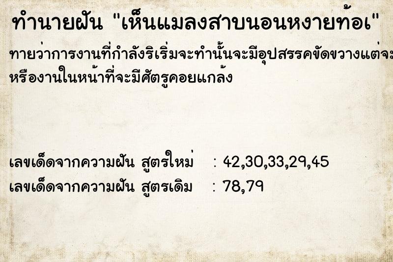 ทำนายฝัน เห็นแมลงสาบนอนหงายท้อà ตำราโบราณ แม่นที่สุดในโลก