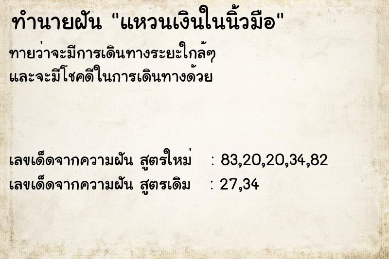 ทำนายฝัน แหวนเงินในนิ้วมือ ตำราโบราณ แม่นที่สุดในโลก