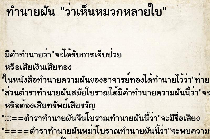 ทำนายฝัน ว่าเห็นหมวกหลายใบ ทำนายฝัน ว่าเห็นหมวกหลายใบ