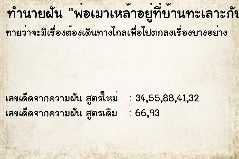 ทำนายฝันพ่อเมาเหล้าอยู่ที่บ้านทะเลาะกับแม่ ทำนายฝันทำนายฝันพ่อเมาเหล้าอยู่ที่บ้านทะเลาะกับแม่