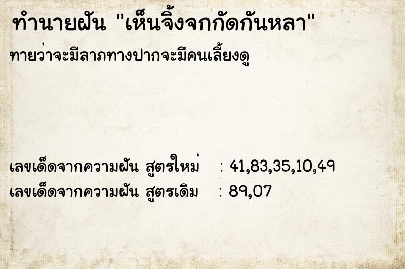 ทำนายฝันเห็นจิ้งจกกัดกันหลา ทำนายฝันทำนายฝันเห็นจิ้งจกกัดกันหลา