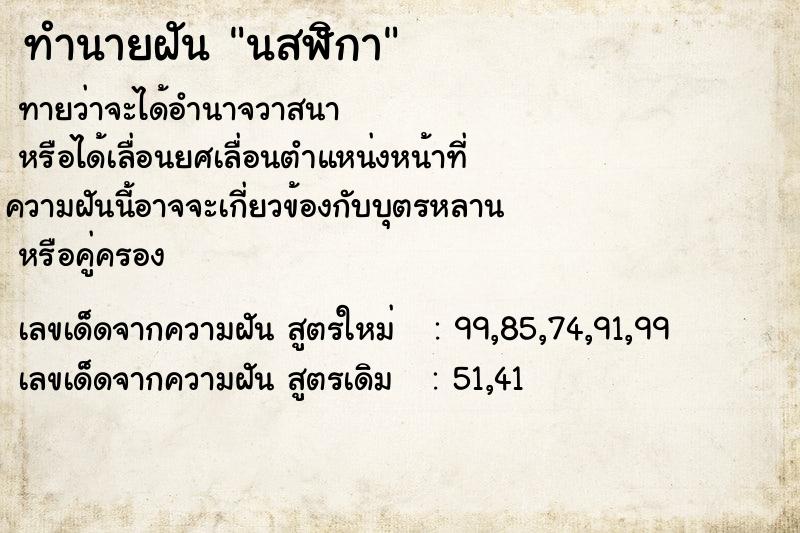 ทำนายฝันนสฬิกา ทำนายฝันทำนายฝันนสฬิกา