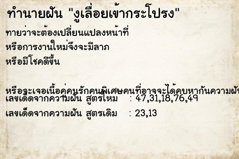 ทำนายฝันงูเลื่อยเข้ากระโปรง ทำนายฝันทำนายฝันงูเลื่อยเข้ากระโปรง