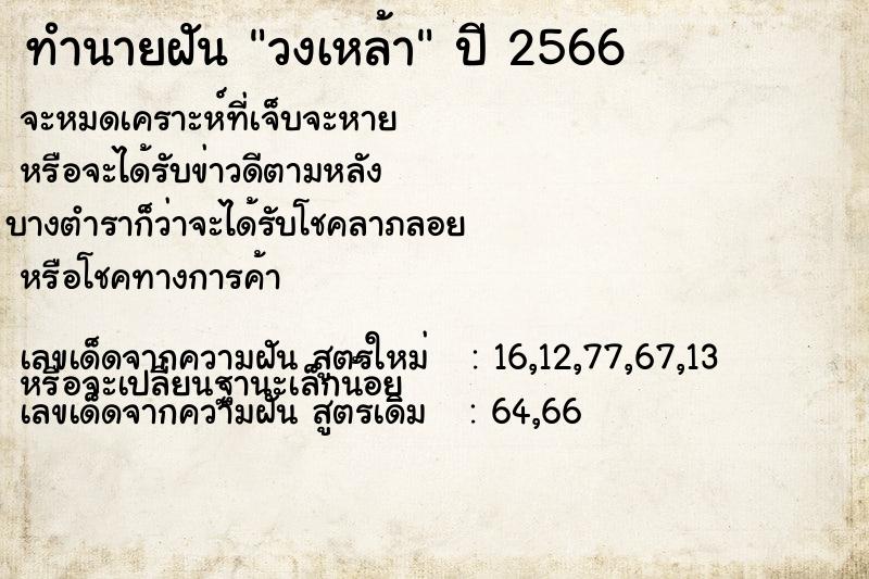 ทำนายฝันทำนายฝันวงเหล้า