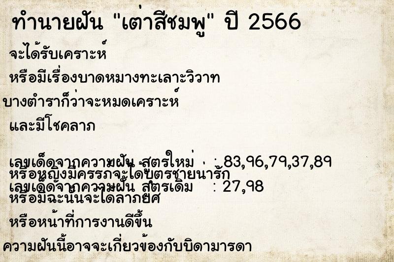 ทำนายฝัน เต่าสีชมพู ทำนายฝัน เต่าสีชมพู