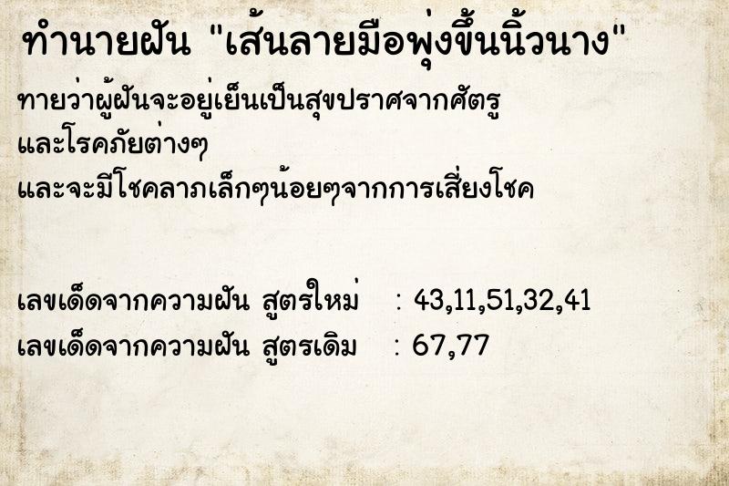 ทำนายฝันเส้นลายมือพุ่งขึ้นนิ้วนาง ทำนายฝันทำนายฝันเส้นลายมือพุ่งขึ้นนิ้วนาง
