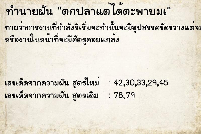 ทำนายฝันตกปลาแต่ได้ตะพาบมà ทำนายฝันทำนายฝันตกปลาแต่ได้ตะพาบมà