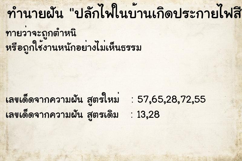 ทำนายฝันปลักไฟในบ้านเกิดประกายไฟสีแดง ทำนายฝันทำนายฝันปลักไฟในบ้านเกิดประกายไฟสีแดง