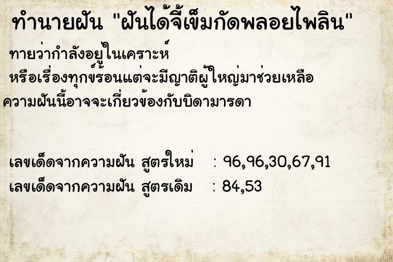 ทำนายฝันฝันได้จี้เข็มกัดพลอยไพลิน ทำนายฝันทำนายฝันฝันได้จี้เข็มกัดพลอยไพลิน