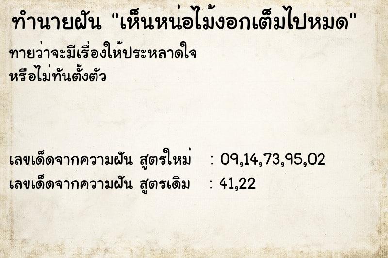 ทำนายฝัน เห็นหน่อไม้งอกเต็มไปหมด ตำราโบราณ แม่นที่สุดในโลก