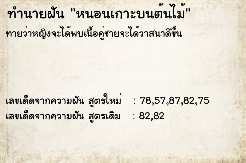 ทำนายฝัน หนอนเกาะบนต้นไม้ ทำนายฝัน หนอนเกาะบนต้นไม้