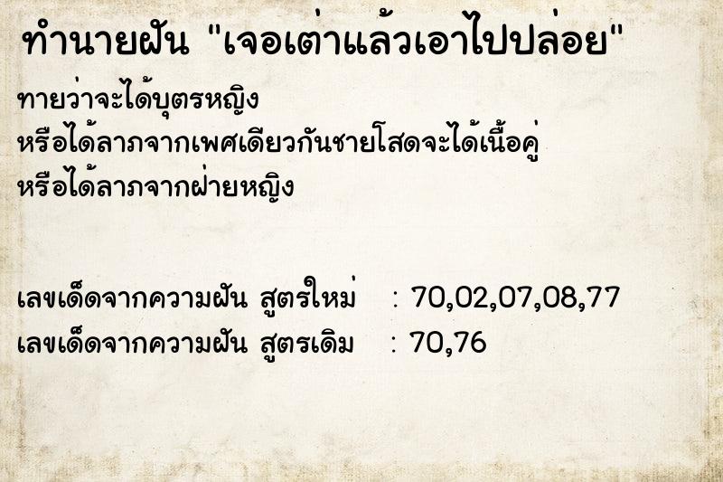 ทำนายฝัน เจอเต่าแล้วเอาไปปล่อย ทำนายฝัน เจอเต่าแล้วเอาไปปล่อย
