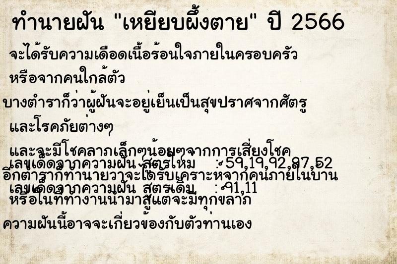 ทำนายฝัน เหยียบผึ้งตาย ทำนายฝัน เหยียบผึ้งตาย