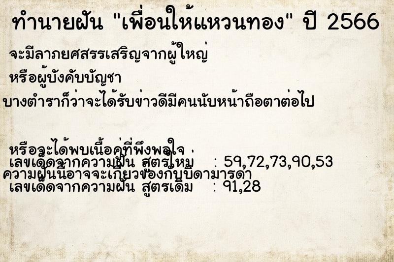 ทำนายฝัน เพื่อนให้แหวนทอง ทำนายฝัน เพื่อนให้แหวนทอง