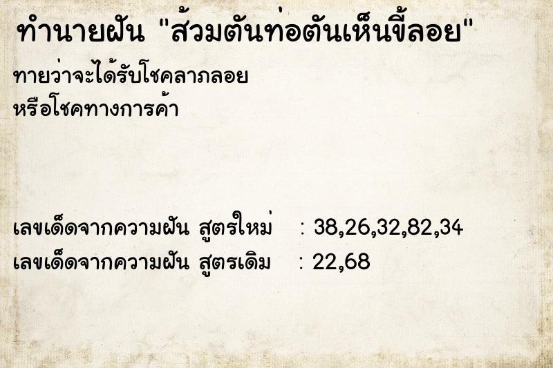 ทำนายฝันส้วมตันท่อตันเห็นขี้ลอย ทำนายฝันทำนายฝันส้วมตันท่อตันเห็นขี้ลอย