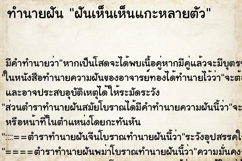 ทำนายฝัน ฝันเห็นเห็นแกะหลายตัว ตำราโบราณ แม่นที่สุดในโลก