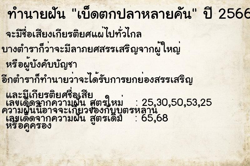 ทำนายฝัน เบ็ดตกปลาหลายคัน ทำนายฝัน เบ็ดตกปลาหลายคัน