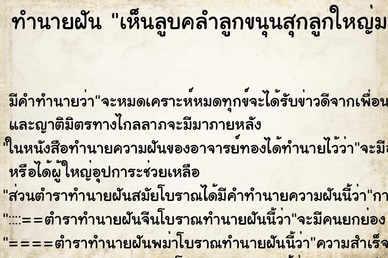 ทำนายฝัน เห็นลูบคลำลูกขนุนสุกลูกใหญ่มาก ทำนายฝัน เห็นลูบคลำลูกขนุนสุกลูกใหญ่มาก