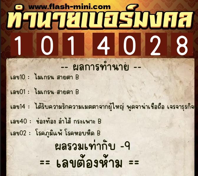 ทำนายเบอร์มงคล 0XX-1014028 ทำนายเบอร์มงคล หมายเลข 095-101402 ทำนายเบอร์มงคล 0XX-1014028 ทำนายเบอร์มงคล หมายเลข 095-101402