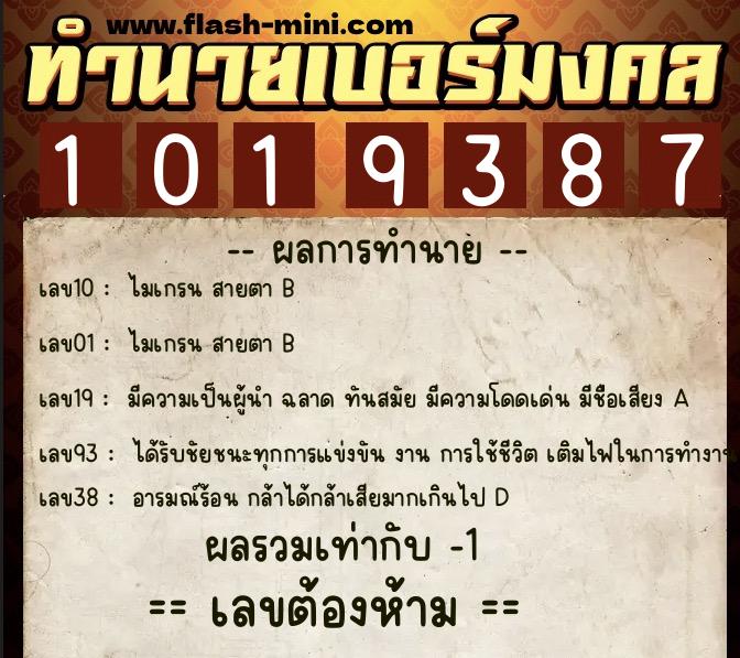 ทำนายเบอร์มงคล 0XX-1019387 ทำนายเบอร์มงคล หมายเลข 068-101938 ทำนายเบอร์มงคล 0XX-1019387 ทำนายเบอร์มงคล หมายเลข 068-101938