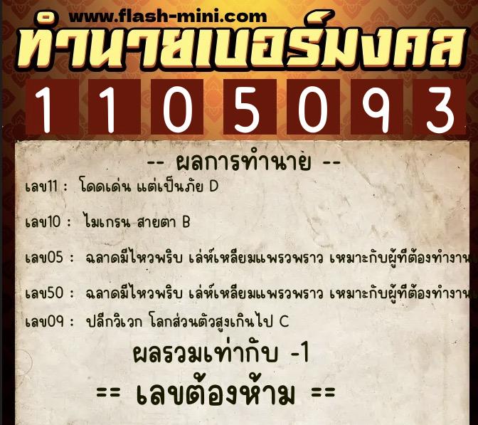 ทำนายเบอร์มงคล 0XX-1105093 ทำนายเบอร์มงคล หมายเลข 064-110509 ทำนายเบอร์มงคล 0XX-1105093 ทำนายเบอร์มงคล หมายเลข 064-110509