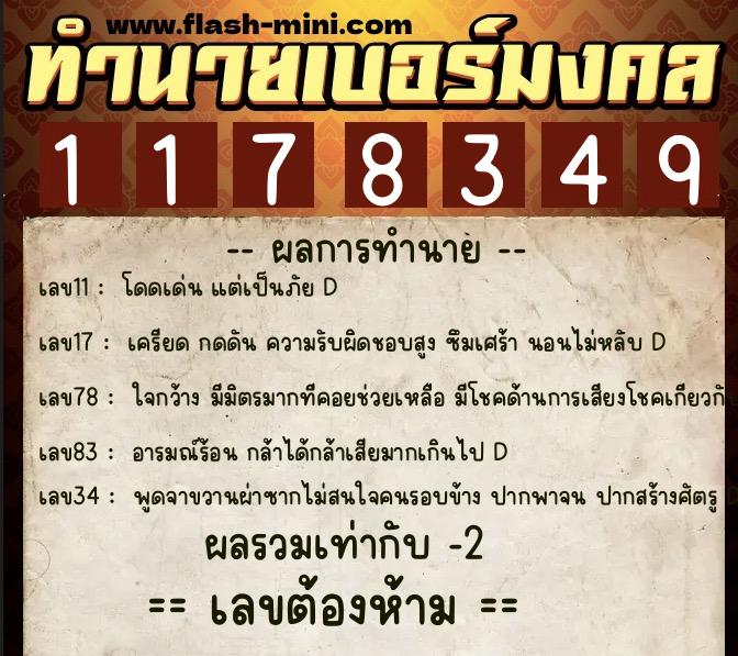 ทำนายเบอร์มงคล 0XX-1178349 ทำนายเบอร์มงคล หมายเลข 094-117834 ทำนายเบอร์มงคล 0XX-1178349 ทำนายเบอร์มงคล หมายเลข 094-117834