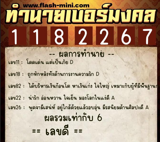ทำนายเบอร์มงคล 0XX-1182267 ทำนายเบอร์มงคล หมายเลข 094-118226 ทำนายเบอร์มงคล 0XX-1182267 ทำนายเบอร์มงคล หมายเลข 094-118226