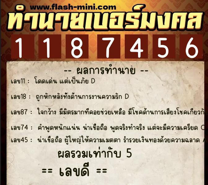 ทำนายเบอร์มงคล 0XX-1187456 ทำนายเบอร์มงคล หมายเลข 084-118745 ทำนายเบอร์มงคล 0XX-1187456 ทำนายเบอร์มงคล หมายเลข 084-118745