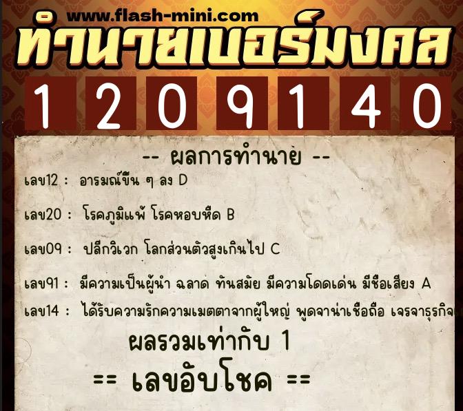 ทำนายเบอร์มงคล 0XX-1209140 ทำนายเบอร์มงคล หมายเลข 087-120914 ทำนายเบอร์มงคล 0XX-1209140 ทำนายเบอร์มงคล หมายเลข 087-120914