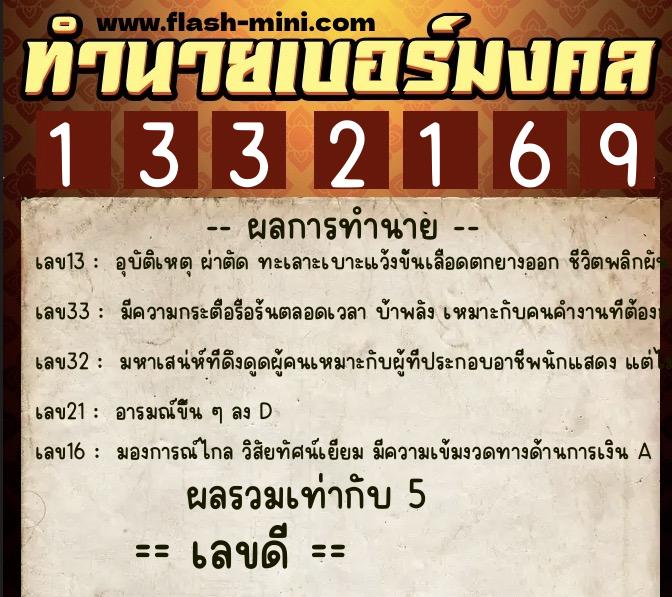 ทำนายเบอร์มงคล 0XX-1332169 ทำนายเบอร์มงคล หมายเลข 083-133216 ทำนายเบอร์มงคล 0XX-1332169 ทำนายเบอร์มงคล หมายเลข 083-133216