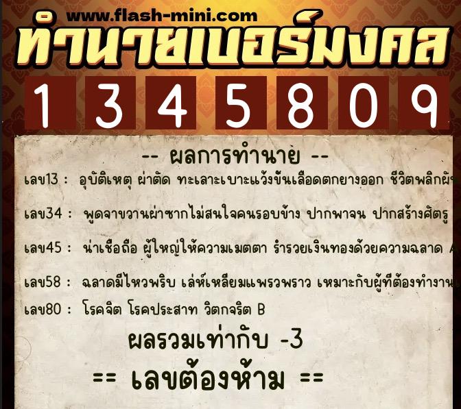 ทำนายเบอร์มงคล 0XX-1345809 ทำนายเบอร์มงคล หมายเลข 093-134580 ทำนายเบอร์มงคล 0XX-1345809 ทำนายเบอร์มงคล หมายเลข 093-134580