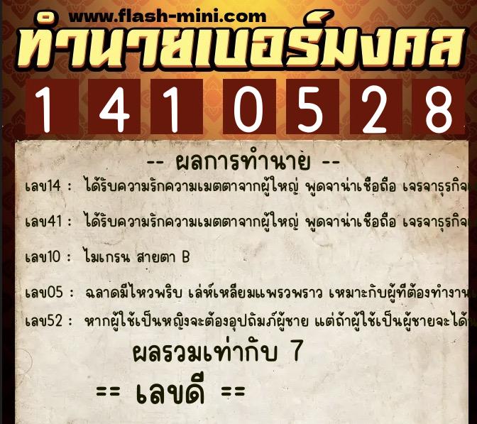 ทำนายเบอร์มงคล 0XX-1410528 ทำนายเบอร์มงคล หมายเลข 096-141052 ทำนายเบอร์มงคล 0XX-1410528 ทำนายเบอร์มงคล หมายเลข 096-141052