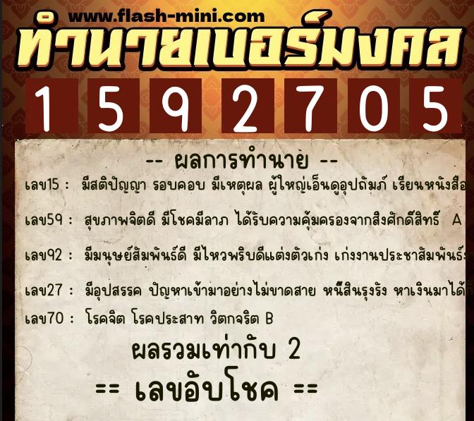 ทำนายเบอร์มงคล 0XX-1592705 ทำนายเบอร์มงคล หมายเลข 084-159270 ทำนายเบอร์มงคล 0XX-1592705 ทำนายเบอร์มงคล หมายเลข 084-159270