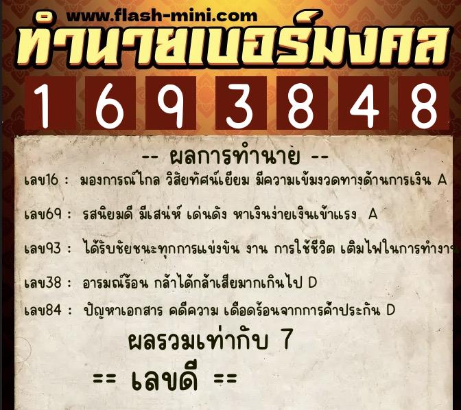 ทำนายเบอร์มงคล 0XX-1693848 ทำนายเบอร์มงคล หมายเลข 092-169384 ทำนายเบอร์มงคล 0XX-1693848 ทำนายเบอร์มงคล หมายเลข 092-169384